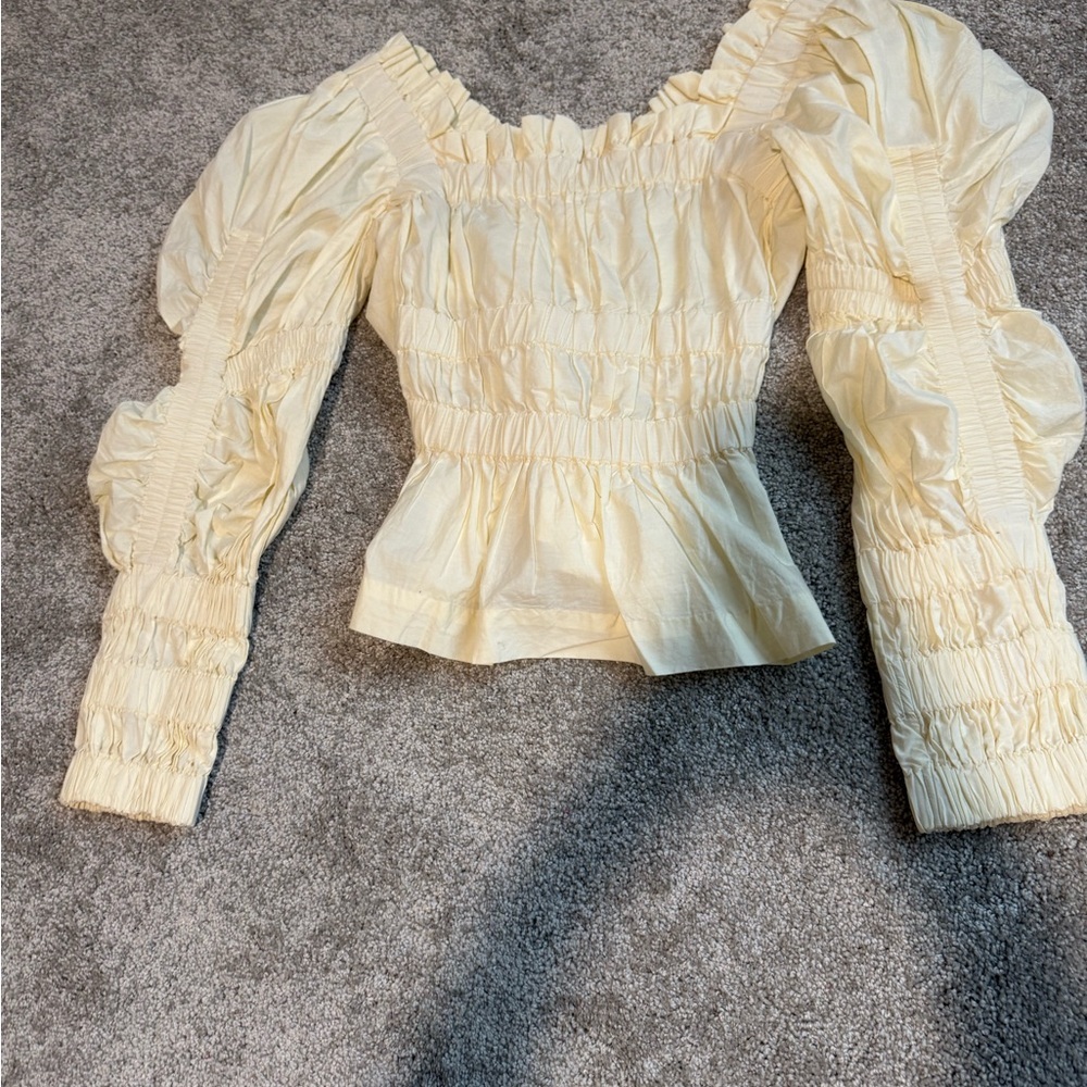 Sea New York Cream long sleeve Women's Top - Picture 8 of 8